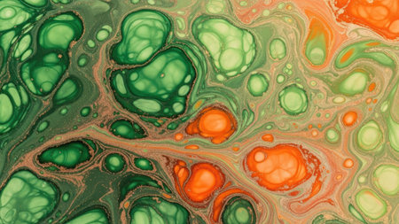 Marbled abstract background. Liquid marble pattern. Colorful marble backdrop.の素材