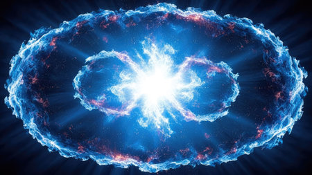 Abstract fractal. Fractal art background for creative design. Decoration for wallpaper, desktop, poster, cover booklet. Print for clothes, t-shirt. Creative illustration for designの素材