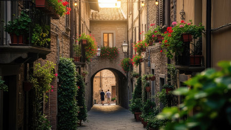 Beautiful street in Barcelona, Spainの素材
