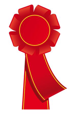 Red bages and ribbons.  のイラスト素材