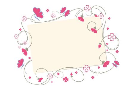 greeting card.のイラスト素材