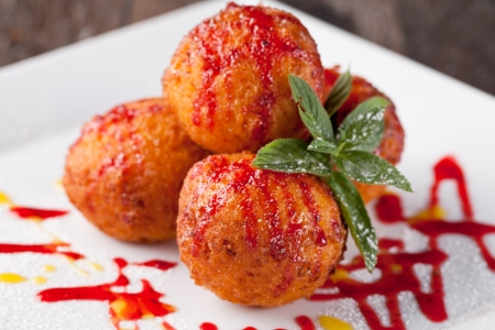 Delicious fried Ice Cream. Dessertの写真素材