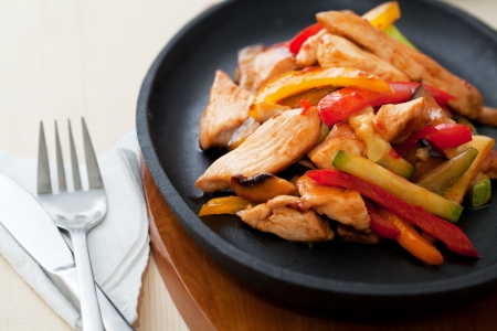 Grilled Foods - Meat with Vegetablesの写真素材