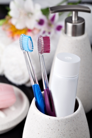 bathroom accessoriesの写真素材