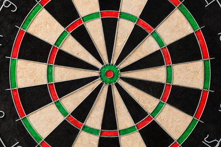 Dart board. Close up pictureの写真素材