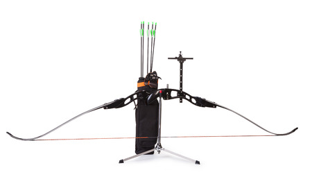 Sport bow isolated on whiteの写真素材