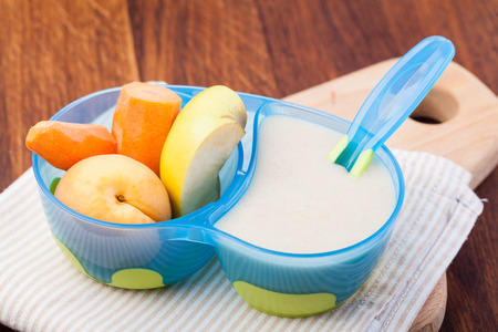 baby foodの写真素材