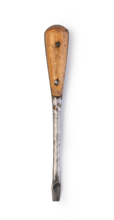 Screwdriver isolated on a whiteの写真素材