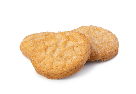 Cookies isolated on whiteの写真素材