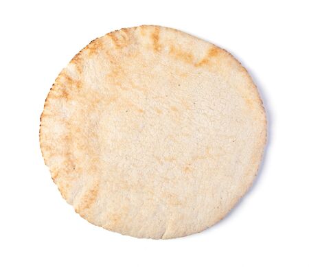 Tortilla isolated on a white backgroundの写真素材