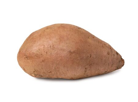 Sweet Potato isolated on white backgroundの写真素材