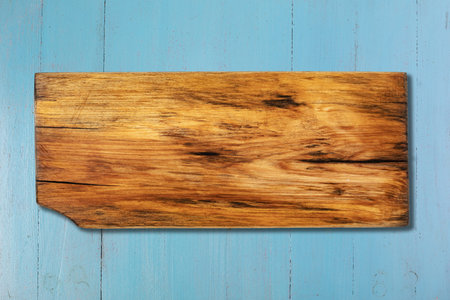 cutting board on a wooden table, background