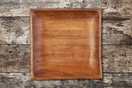 cutting board on a wooden table, background