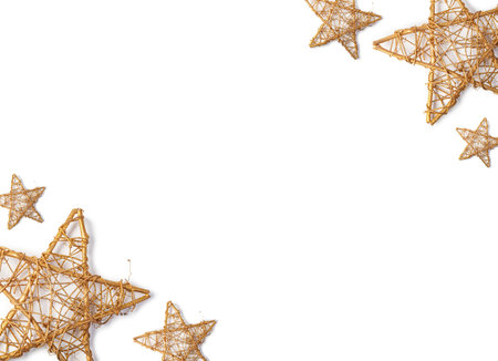 Christmas tree decoration isolated on white background