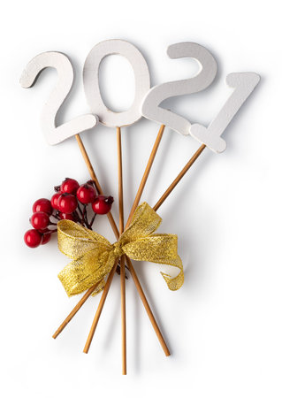 2021 year. 2021 on a white background. new year 2021.