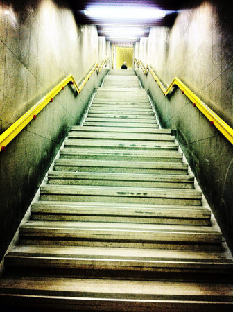 Stairs at Subway Station