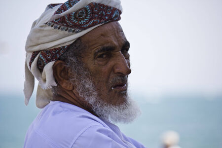 Barka, Oman, October 20, 2013: Daily Fish market in Barka, Oman, were fresh seafood is sold everydayのeditorial素材