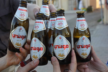 Non Alcoholic Chhers  Middle Eastのeditorial素材