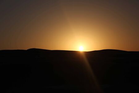 Wahiba Sands desert in Oman  Sand, dunes and a magical sceneryの写真素材