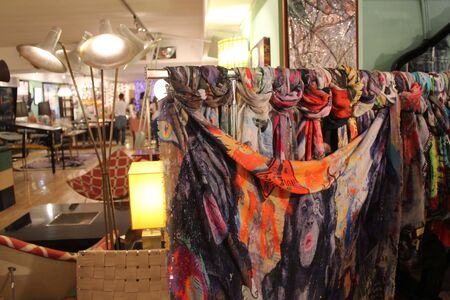 MILAN, ITALY - APR 12: Vintage shop in the heart of Milano, in the historic Brera district, oN April 12 2014のeditorial素材