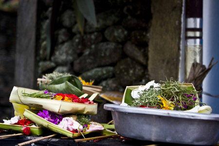 Traditional Hindu offerings to the god