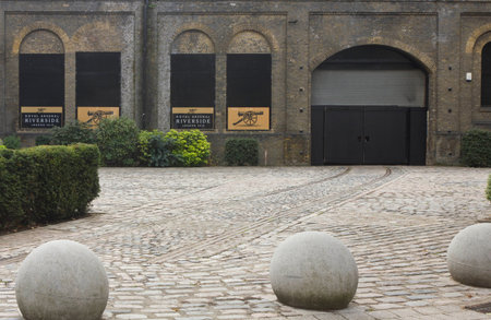 LONDON, UNITED KINGDOM - SEPTEMBER 13 2015: London Royal Arsenal Riverside in London, Woolwich...