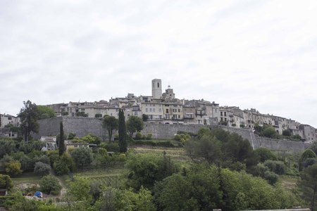 Overview of the small rural village of Saint Paul de Dence, in the South of Franceの写真素材