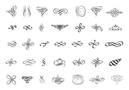 pencil classical ornamentsのイラスト素材