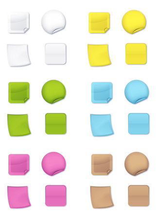  post-itのイラスト素材