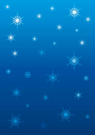 snowflakes blue background for Christmasのイラスト素材