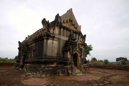 Bagan holy ancient buddhist temple, Myanmarの写真素材