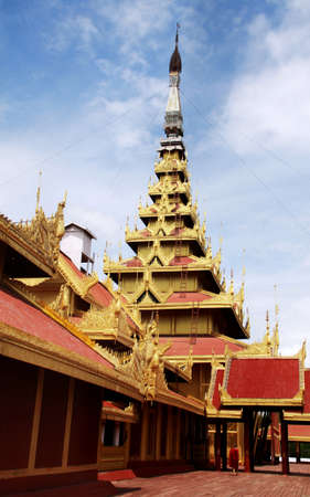 Royal Palace of Mandalay, Myanmarのeditorial素材