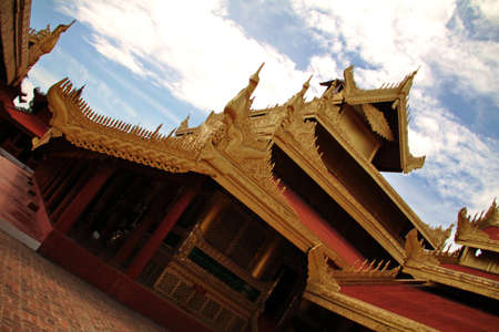 Royal Palace of Mandalay, Myanmarのeditorial素材