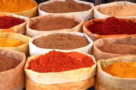 Moroccan spicesの写真素材