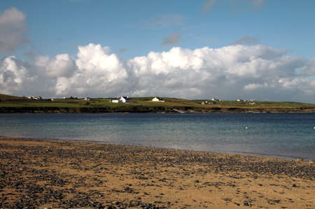 Irish seaside landscape in St. John's Point in Donegalの写真素材