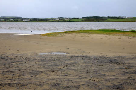 the Streedagh Strand in Sligo county, place of shipwreck of Spanish Armada in 1588, Irelandの写真素材