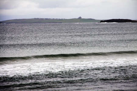 the Streedagh Strand in Sligo county, place of shipwreck of Spanish Armada in 1588, Irelandの写真素材