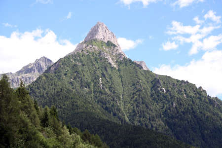 mountain landscape in northern Italyの写真素材