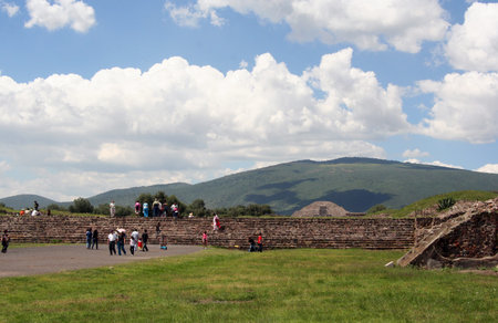 Teotihuacan landscape, distrito Federal, Mexico