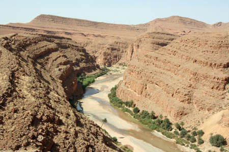 moroccan canyonの写真素材