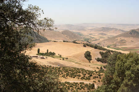moroccan hills landscapeの写真素材