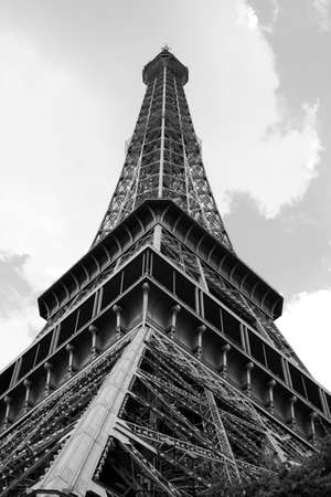 Under Eiffel Tower, Parisの写真素材
