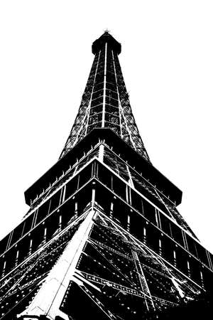 Under Eiffel Tower, Parisの写真素材