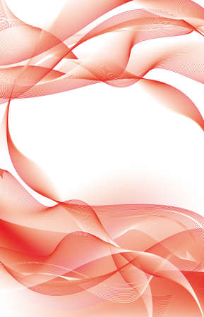 abstract energy background with red lines and curvesのイラスト素材