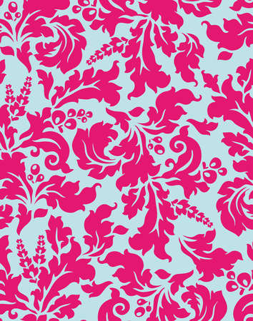 tapestry flower patternのイラスト素材
