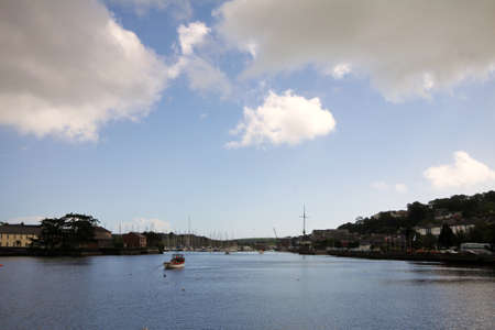 Lanscape of Kinsale bay, southern Irelandの写真素材