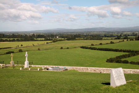 Landscape from Rock of Cashel, Irelandの写真素材