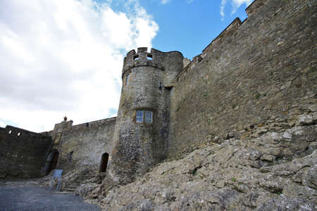 Cahir Castle walls, Irelandの写真素材