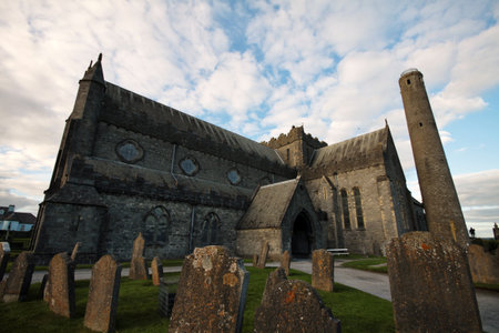 St. Canice's Cathedral and Round Tower in Kilkenny, Ireland