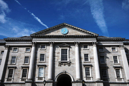 Trinity College, Dublin University in downtown